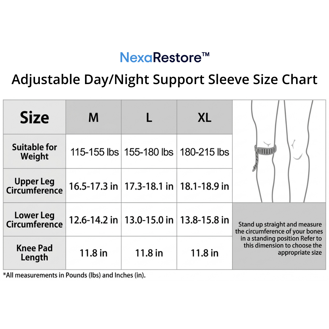 Adjustable Day/Night Support Sleeve